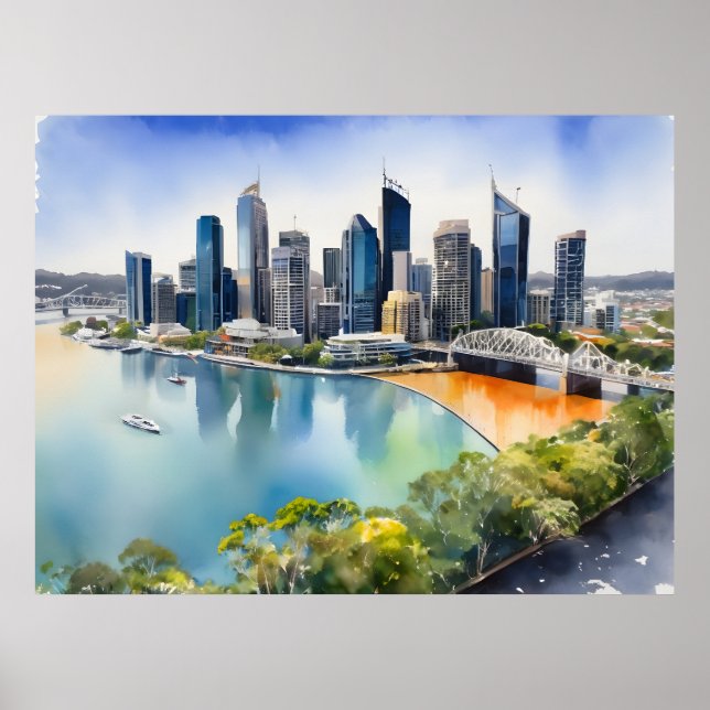 Arte acuático de Brisbane (Frente)