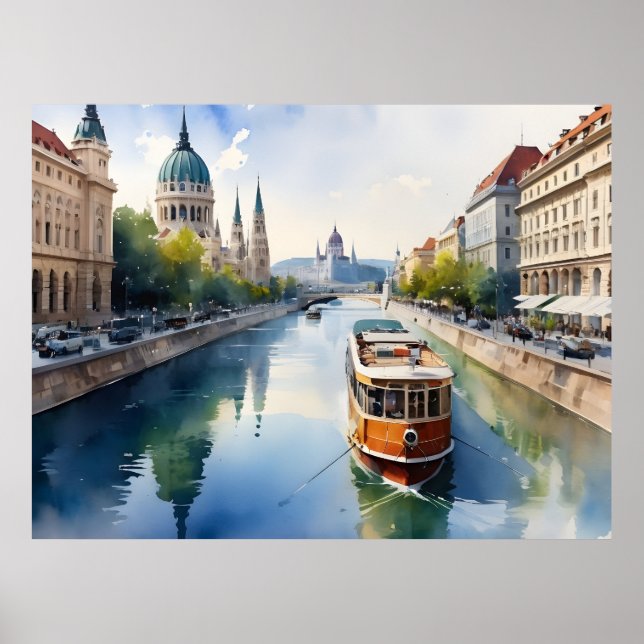 Arte acuático de Budapest (Frente)