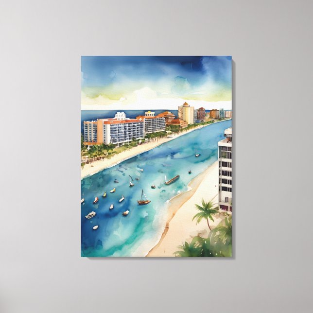 Arte acuático de Cancún (Anverso)