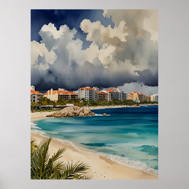 Arte acuático de Cancún (Frente)