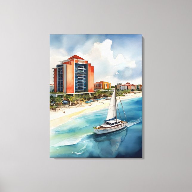 Arte acuático de Cancún (Anverso)