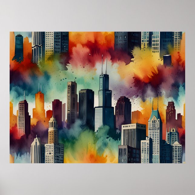 Arte acuático de Chicago (Frente)