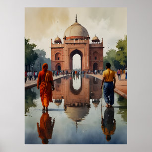Arte acuático de Delhi