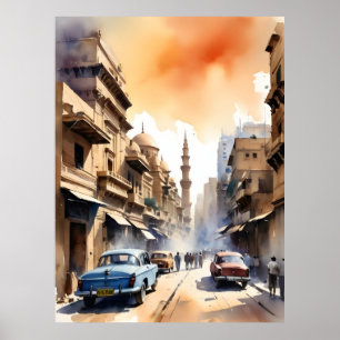 Arte acuático de El Cairo