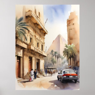 Arte acuático de El Cairo