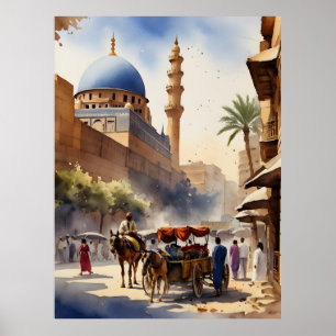 Arte acuático de El Cairo