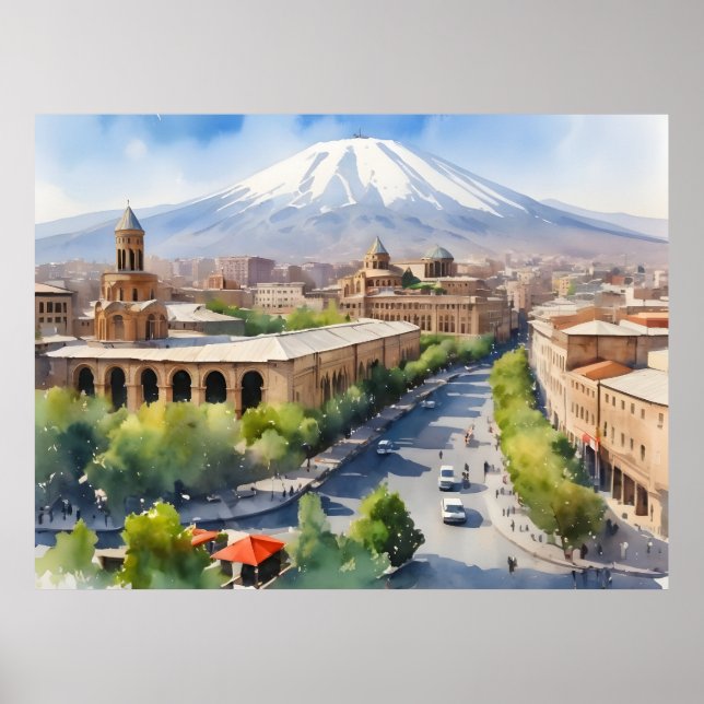 Arte acuático de Ereván (Frente)