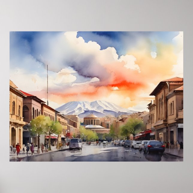 Arte acuático de Ereván (Frente)