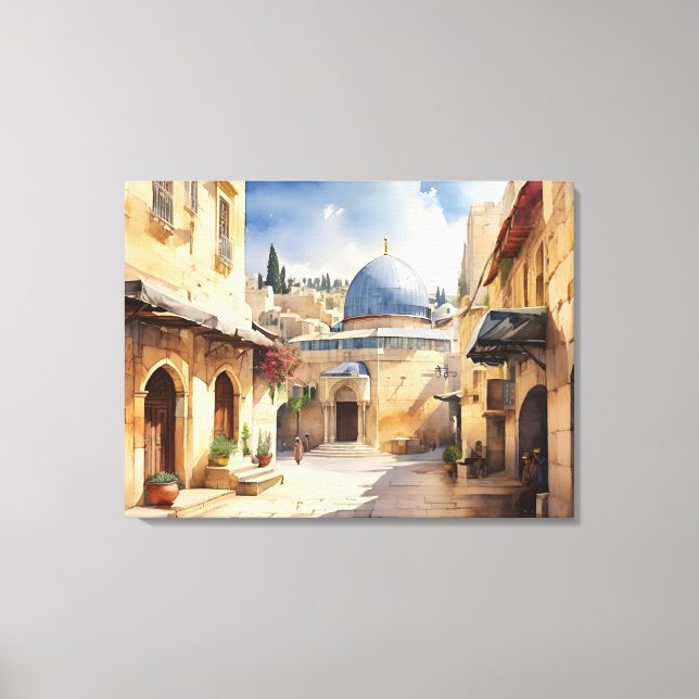 Arte acuático de Jerusalén (Anverso)