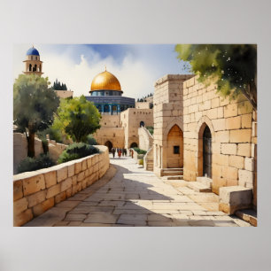 Arte acuático de Jerusalén
