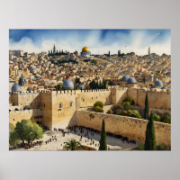 Arte acuático de Jerusalén