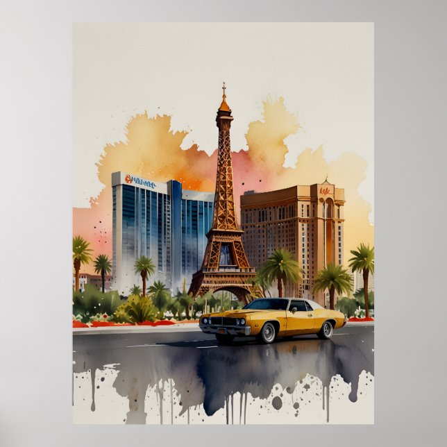 Arte acuático de Las Vegas (Frente)