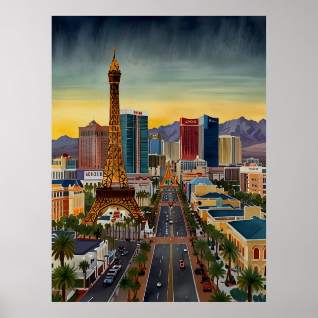 Arte acuático de Las Vegas (Frente)
