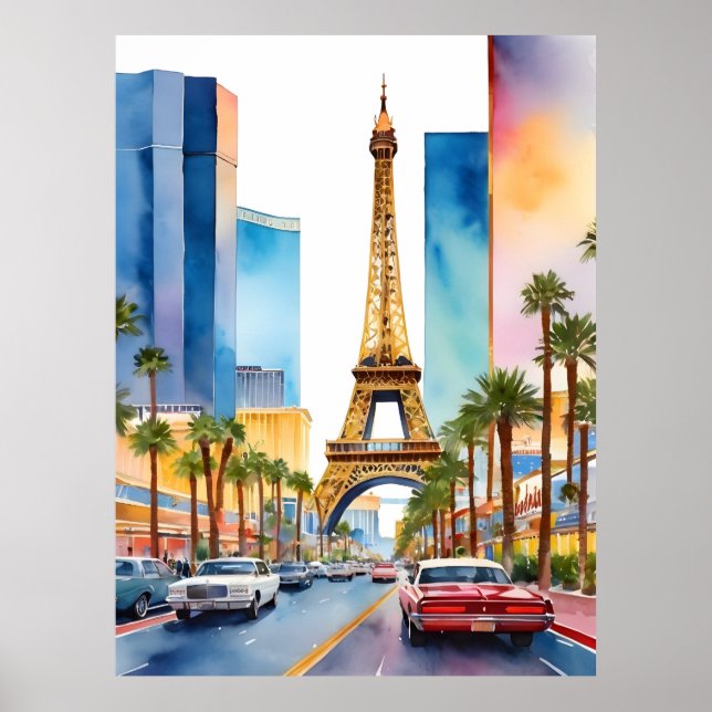 Arte acuático de Las Vegas (Frente)