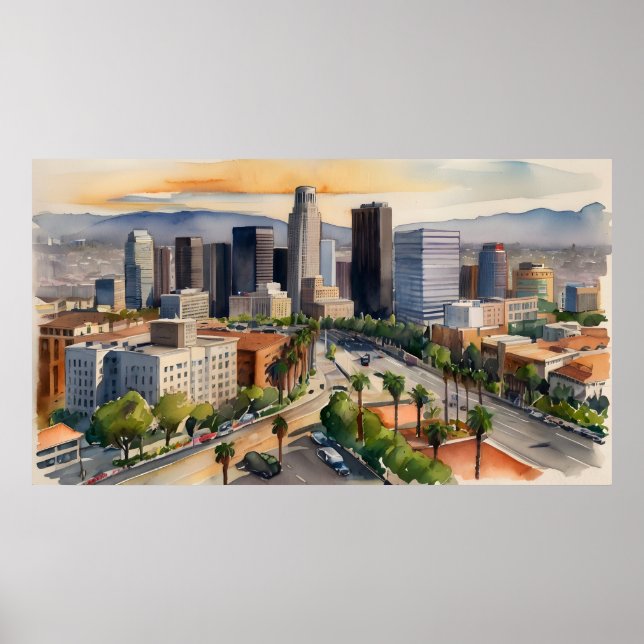 Arte acuático de Los Ángeles (Frente)