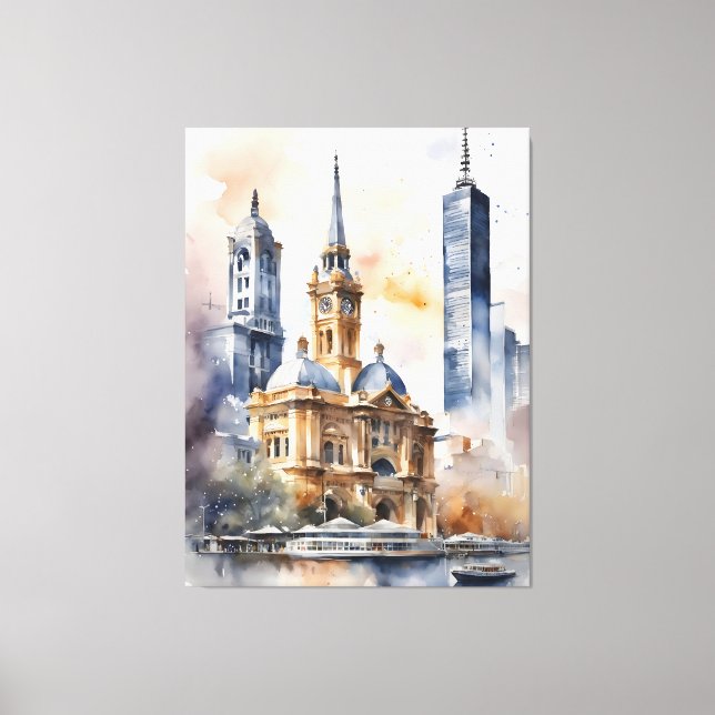 Arte acuático de Melbourne (Anverso)