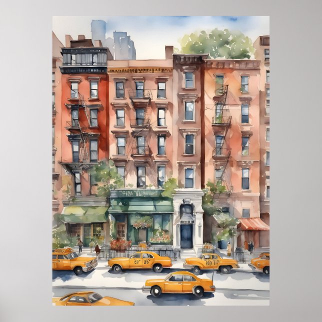Arte acuático de Nueva York (Frente)