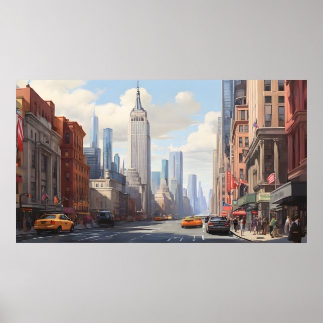 Arte acuático de Nueva York (Frente)