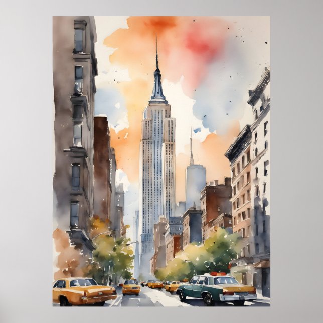 Arte acuático de Nueva York (Frente)