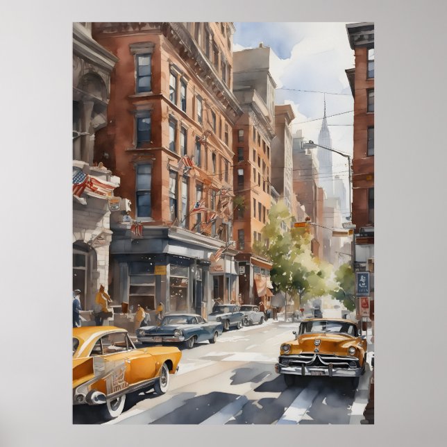 Arte acuático de Nueva York (Frente)