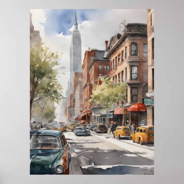 Arte acuático de Nueva York (Frente)