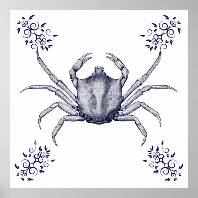Arte acuático ~ Kelp Crab (Frente)