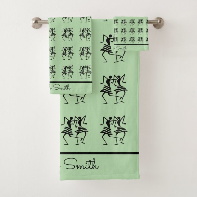 Arte africano, bailarinas de silueta de celebració (In situ)