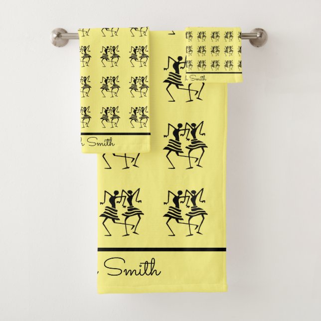 Arte africano, bailarinas de silueta de celebració (In situ)