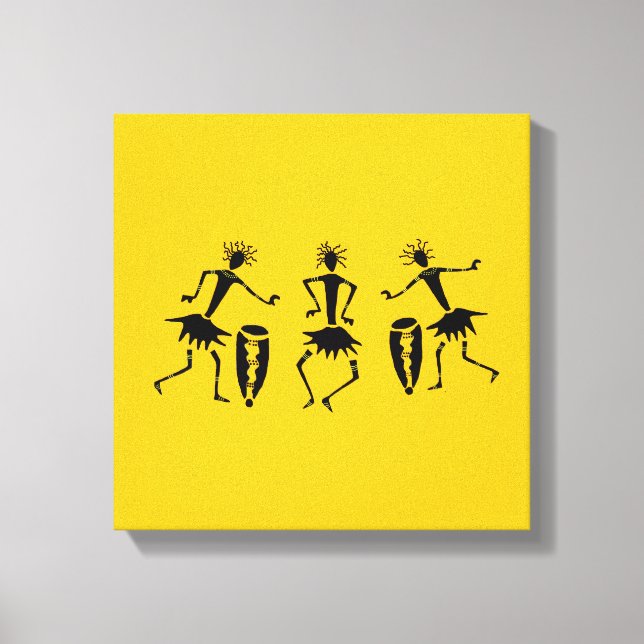 Arte africano, danza feliz (Anverso)