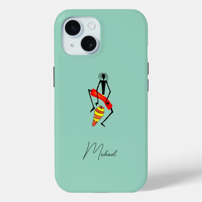 Arte africano, Funda tamborilero africano (Reverso )