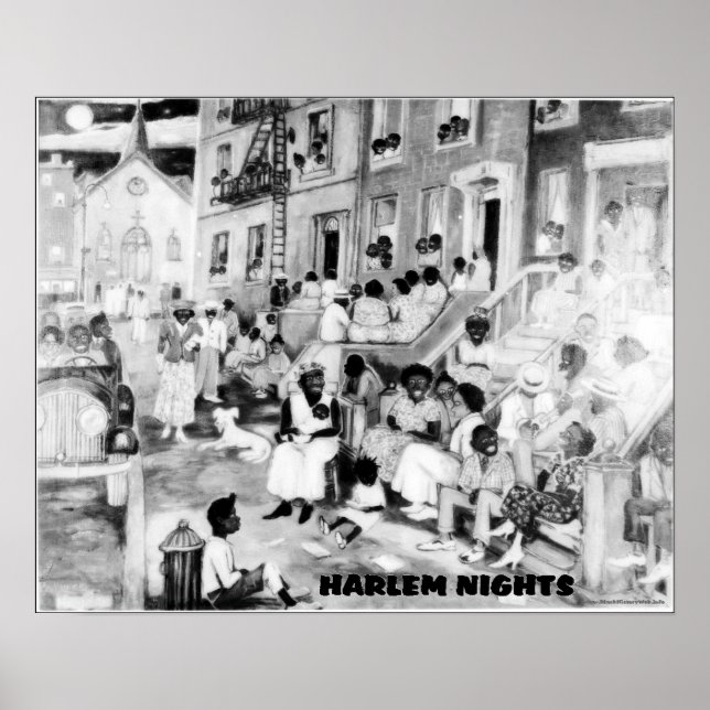 Arte afroamericano - Noches de Harlem (Frente)