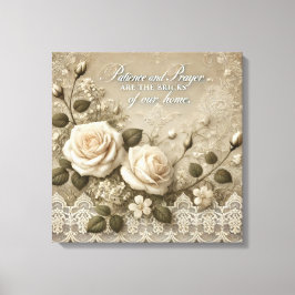 Arte AI en White Rose Lace