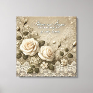 Arte AI en White Rose Lace