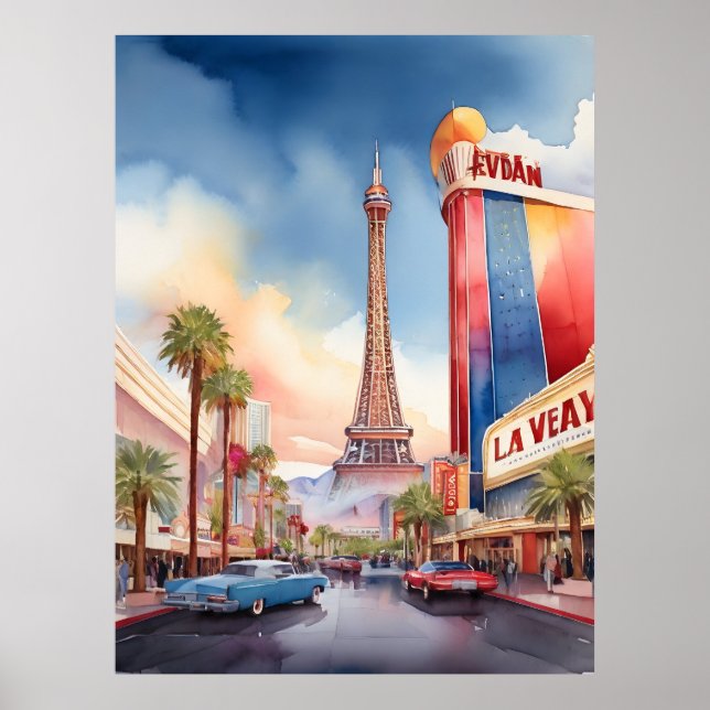 arte al agua de Las Vegas (Frente)