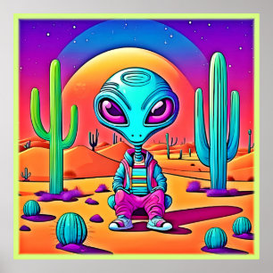 Arte alienígena desértica y relajada