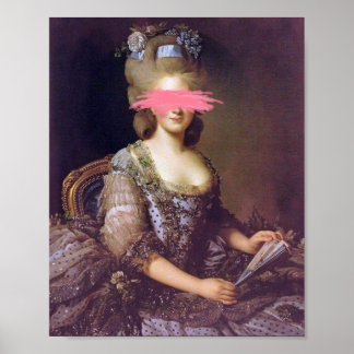 Arte alterado, retrato vintage, duquesa,