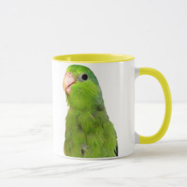 Arte amarillo de la taza de la taza de Parrotlet