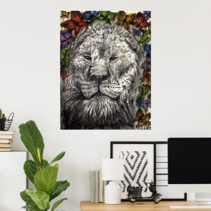 Arte Animal Alas del Viento Bajo Mis Alas León Mar