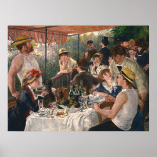 Arte antiguo de una fiesta en un barco al estilo i