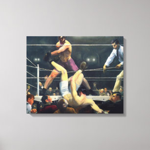 Arte Antiguo Deporte Boxeo 1924 Lienzo