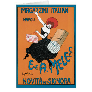Arte Antiguo Modernista Magazzini Italiani por Cap
