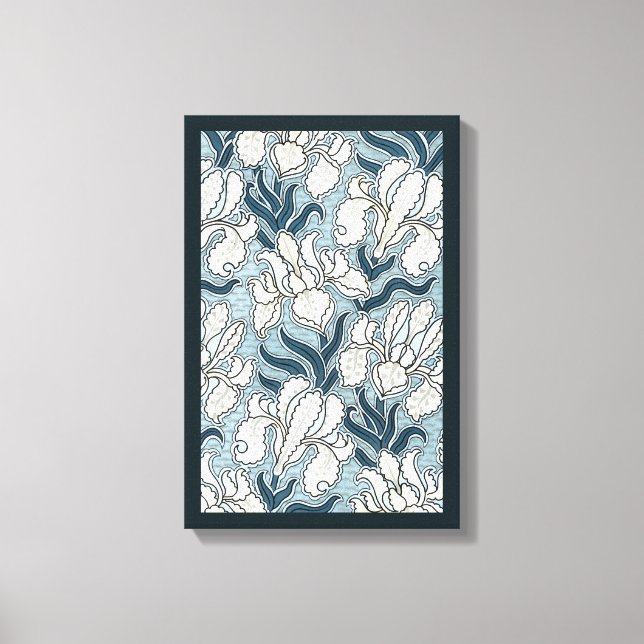 Arte Antiguo Moderno, Flores de Iris de Jardín Azu (Anverso)