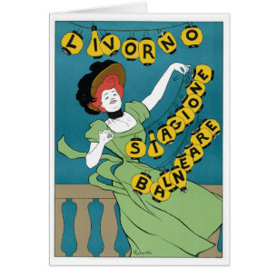 Arte Antiguo Moderno, Livorno Señorita Bailando