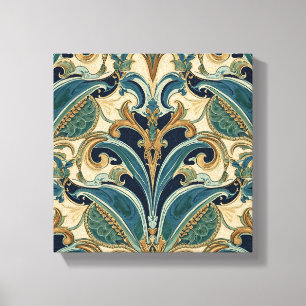 Arte Antiguo Nouveau Deco Mayólica Floral Artesana