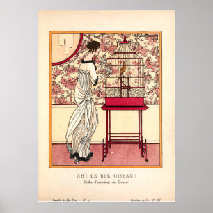 Arte Antiguo Placa de Moda Noveau