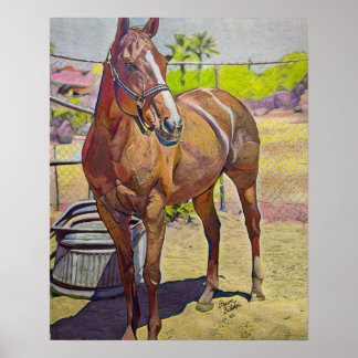 Arte árabe de caballos
