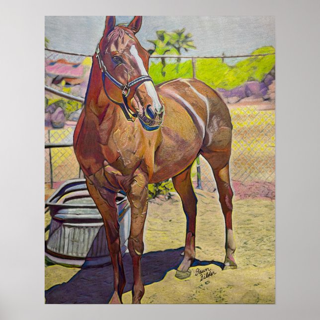 Arte árabe de caballos (Frente)