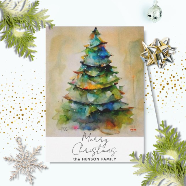 Arte Artístico de Navidad Árbol de Navidad con Acu (Subido por el creador)