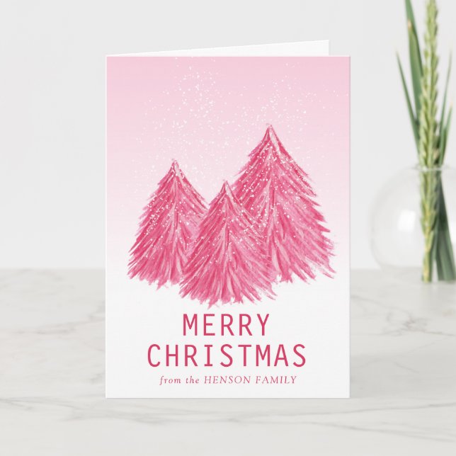 Arte Artístico de Navidad con Árbol de Navidad en  (Anverso)