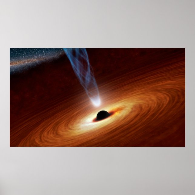 Arte astronómico Black Hole (Frente)